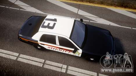 Ford Crown Victoria Sheriff [ELS] rims1 para GTA 4