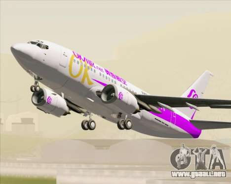 Boeing 737-500 Okay Airways para GTA San Andreas