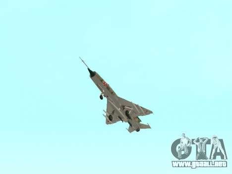 MiG 21 de la fuerza aérea Soviética para GTA San Andreas