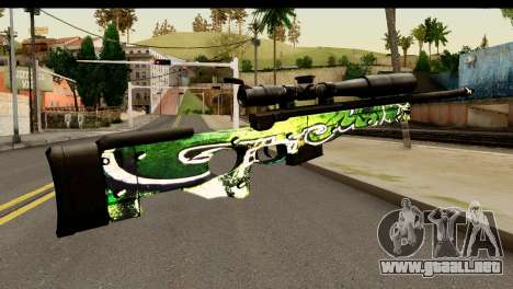 Grafiti Sniper Rifle para GTA San Andreas