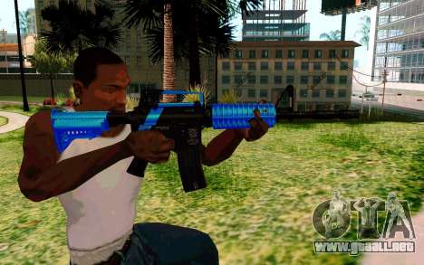 M4 Blue para GTA San Andreas