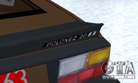 FSO Polonez 2.0X Coupe para GTA San Andreas