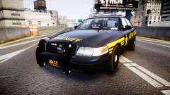 Ford Crown Victoria Sheriff [ELS] black para GTA 4