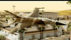 F-16 Fighter-Bomber Desert Camo para GTA San Andreas