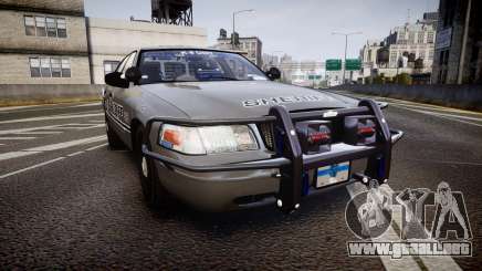 Ford Crown Victoria Sheriff K-9 Unit [ELS] pushe para GTA 4
