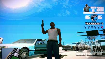 HUD 3D para GTA San Andreas