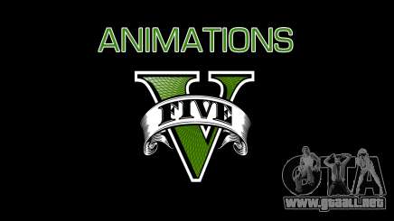 Animations GTA V para GTA San Andreas