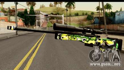 Grafiti Sniper Rifle para GTA San Andreas