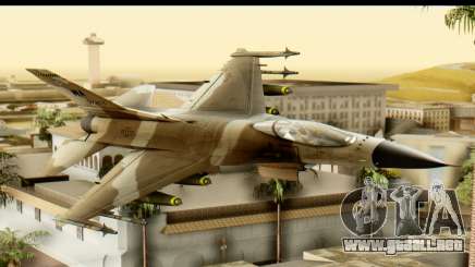 F-16 Fighter-Bomber Desert Camo para GTA San Andreas