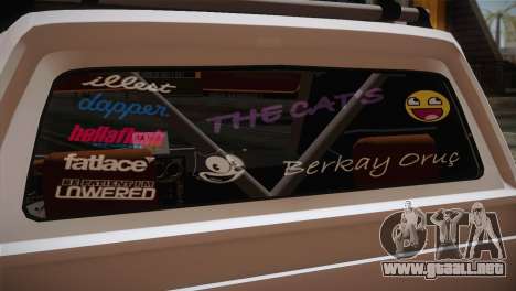 Volkswagen Caddy DRY Garage para GTA San Andreas