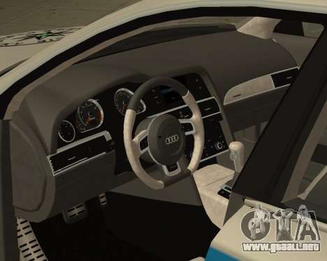 Audi RS6 Combi Police Czech Republic para GTA San Andreas