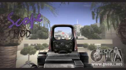 Sniper scope mod para GTA San Andreas