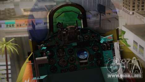 MIG 21 Russian Camo Force para GTA San Andreas