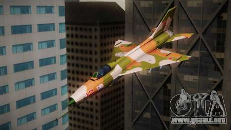 MIG 21 Russian Camo Force para GTA San Andreas