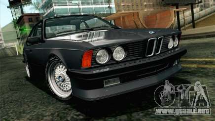 BMW M635CSI E24 1986 V1.0 EU Plate para GTA San Andreas