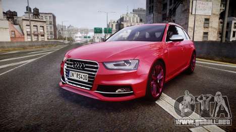 Audi S4 Avant 2013 para GTA 4
