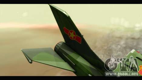 Mikoyan-Gurevich MIG-21UM Vietnam Air Force v2.0 para GTA San Andreas