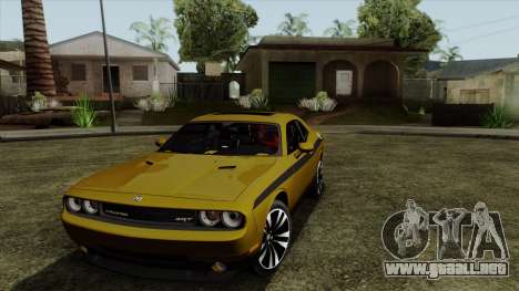 Dodge Challenger Yellow Jacket para GTA San Andreas