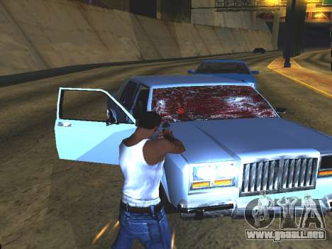 Sangre en las Ventanas de los coches para GTA San Andreas