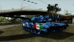 Azul camuflaje militar para el tanque para GTA San Andreas