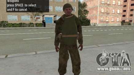 Los soldados del ejército rojo en la armadura para GTA San Andreas