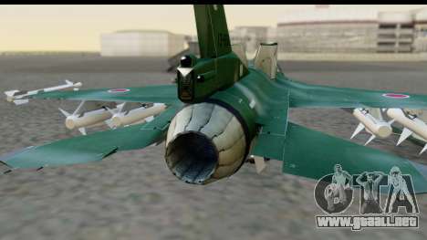 F-2A Zero Dark Green para GTA San Andreas
