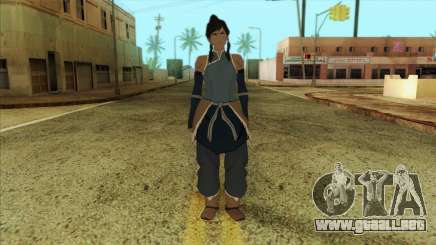 Korra Skin from The Legend Of Korra para GTA San Andreas