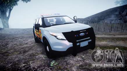 Ford Explorer Police Interceptor [ELS] marked para GTA 4