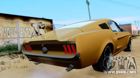 Shelby Mustang GT 1967 para GTA San Andreas