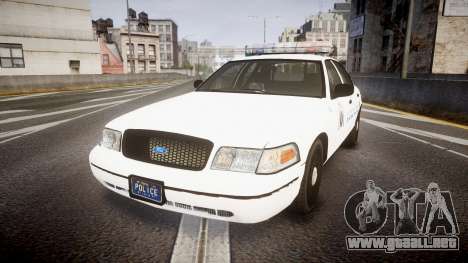 Ford Crown Victoria Metropolitan Police [ELS] para GTA 4