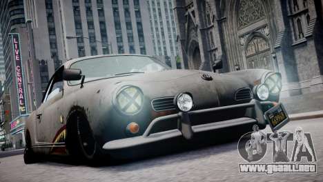 Volkswagen Karmann Ghia 67 (Slammed Rat) para GTA 4