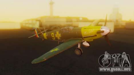 Messerschmitt Bf-109 E3 para GTA San Andreas