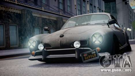 Volkswagen Karmann Ghia 67 (Slammed Rat) para GTA 4