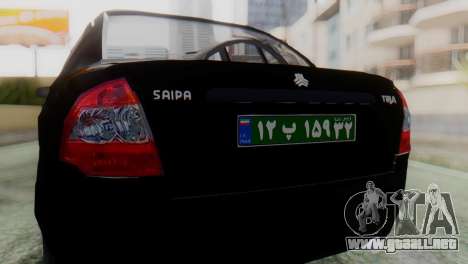 SAIPA Tiba Police v1 para GTA San Andreas