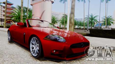 Jaguar XKR-S 2011 Cabrio para GTA San Andreas