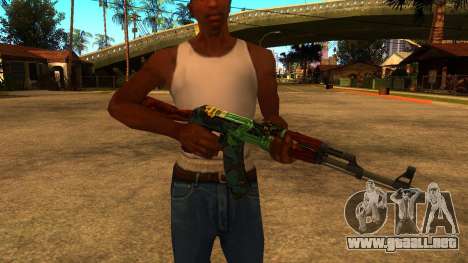 AK-47 Serpiente de Fuego para GTA San Andreas