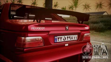 Peugeot Pars The Best Full Sport v1 para GTA San Andreas