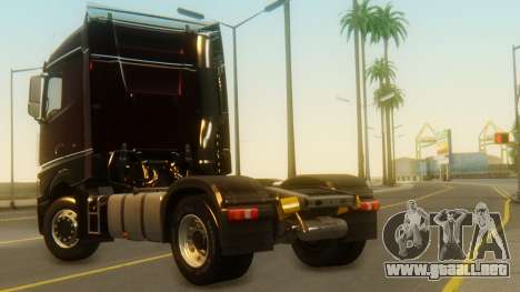 Mercedes-Benz Actros MP4 Stream Space Black para GTA San Andreas