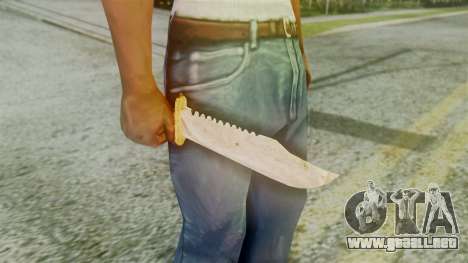 Red Dead Redemption Knife Diego Skin para GTA San Andreas