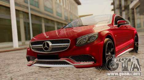 Mercedes-Benz S63 Coupe para GTA San Andreas