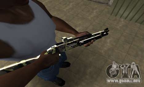 Camo Escopeta para GTA San Andreas