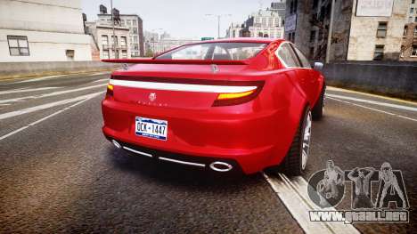 GTA V Ocelot Jackal liberty city plates para GTA 4