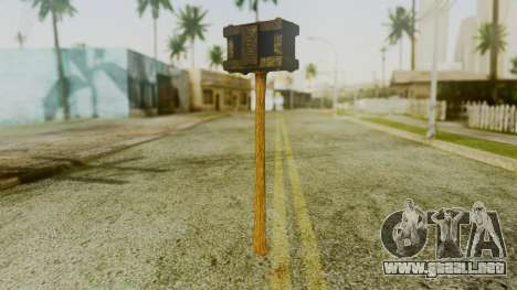 Bogeyman Hammer from Silent Hill Downpour v1 para GTA San Andreas