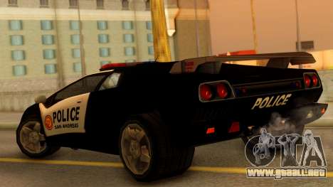 Lamborghini Diablo Police SA Style para GTA San Andreas
