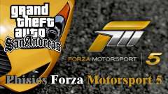 Physics from Forza Motorsport 5 para GTA San Andreas