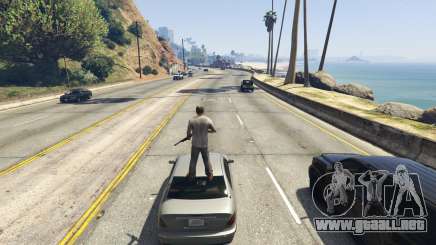 Stand On Moving Cars para GTA 5