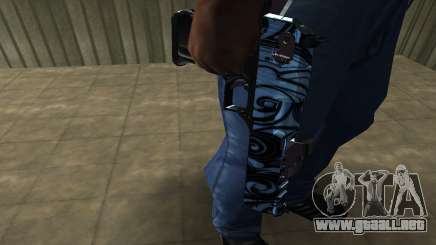 Blue Snow Deagle para GTA San Andreas