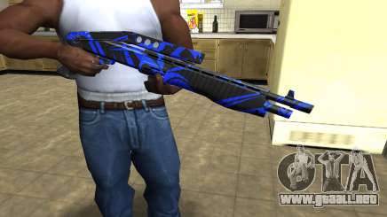 Blue Lines Combat Shotgun para GTA San Andreas