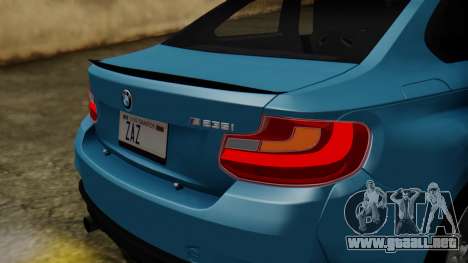 BMW M235i F22 Sport 2014 para GTA San Andreas