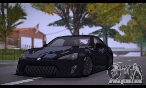 Toyota GT86 2012 BUFG Edition para GTA San Andreas